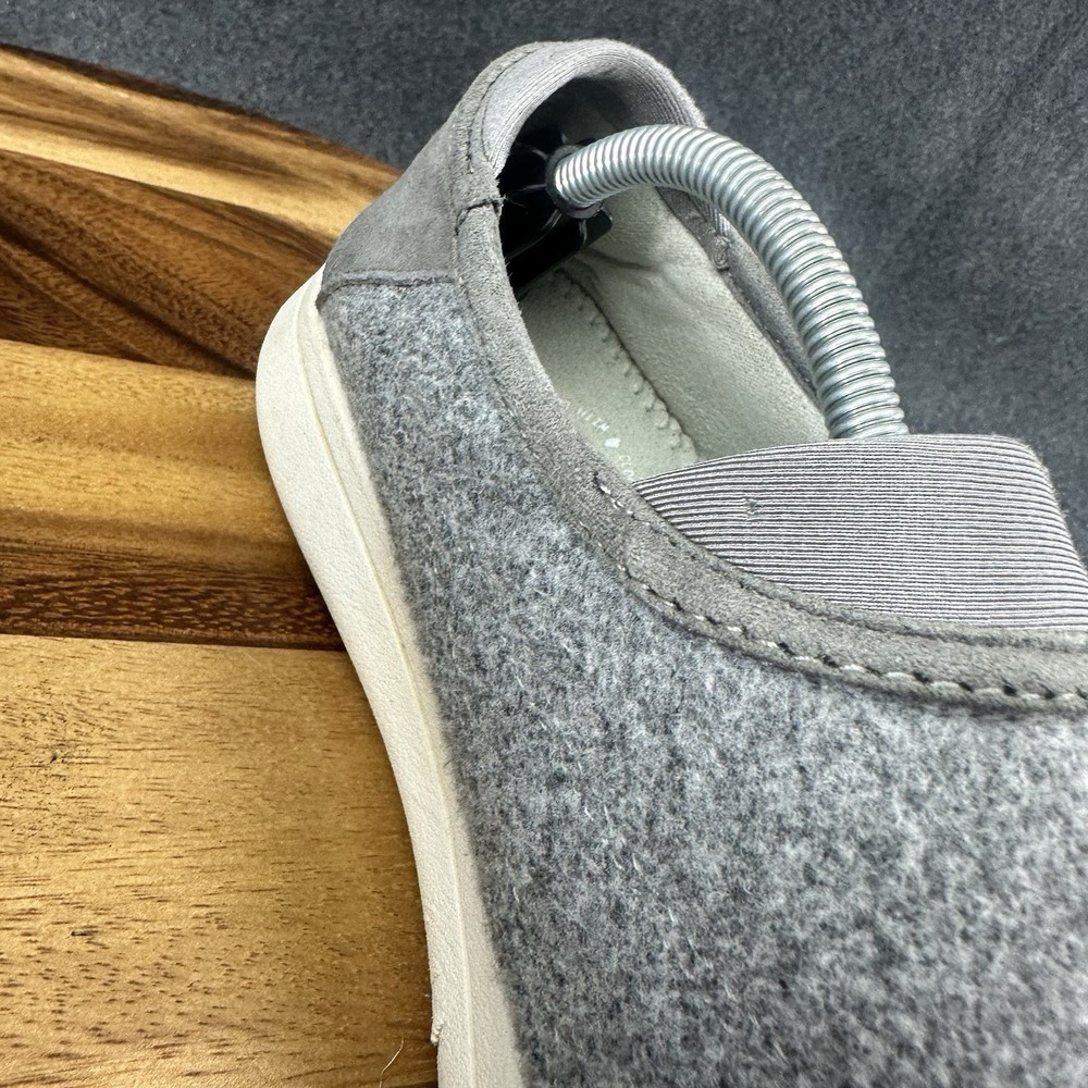 Vessi Shoes Women's 9 Gray Wool Sunday Slip On Day Night Cloud Comfort - Picture 11 of 12